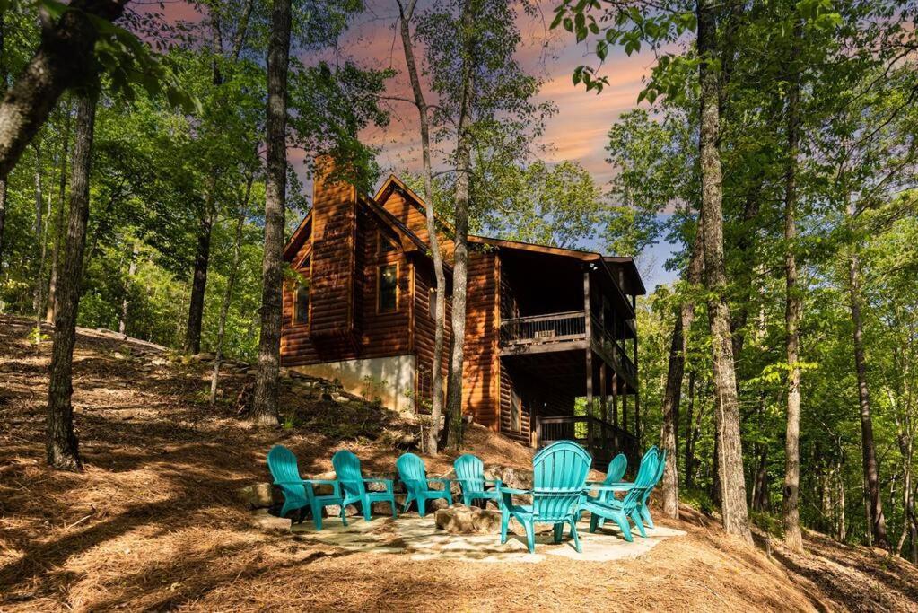 Luxe Family Cabin 8 Min To Downtown 블루리지 외부 사진